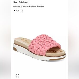 Sam Edelman Ainslie sandal pink woman size 10 good pre owned